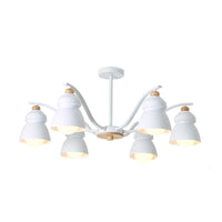 Bedroom Gourd Pendant Chandelier Lamp Metal Modern Design - Rebooters