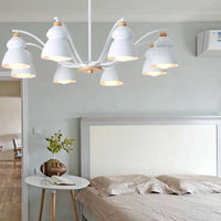 Bedroom Gourd Pendant Chandelier Lamp Metal Modern Design - Rebooters