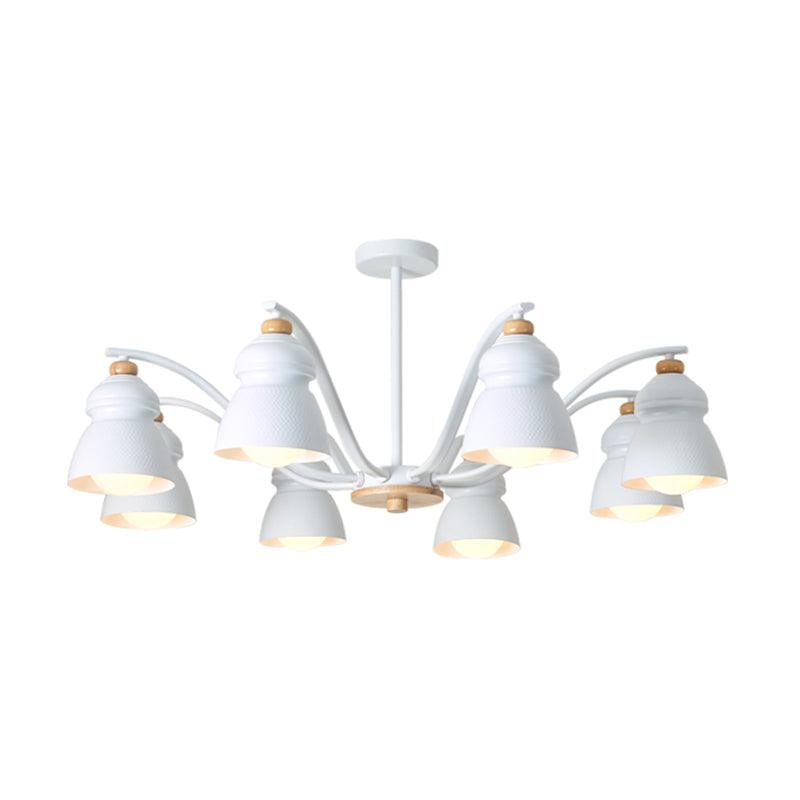 Bedroom Gourd Pendant Chandelier Lamp Metal Modern Design - Rebooters