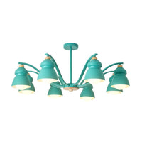 Bedroom Gourd Pendant Chandelier Lamp Metal Modern Design - Rebooters