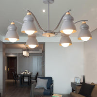 Bedroom Gourd Pendant Chandelier Lamp Metal Modern Design - Rebooters