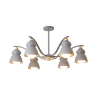 Bedroom Gourd Pendant Chandelier Lamp Metal Modern Design - Rebooters