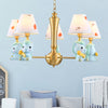 Fabric Tapered Shade Hanging Ceiling Lamp Nordic Light Fixture - Rebooters