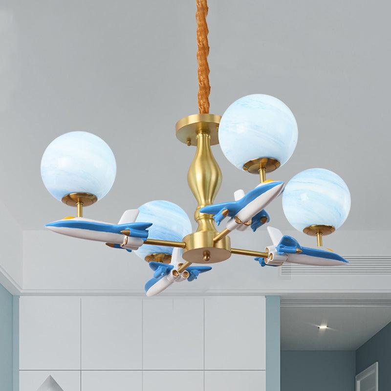 Airplane Kid Bedroom Hanging Lights Metal Cartoon Pendant - Rebooters