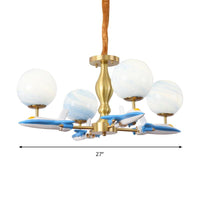 Airplane Kid Bedroom Hanging Lights Metal Cartoon Pendant - Rebooters