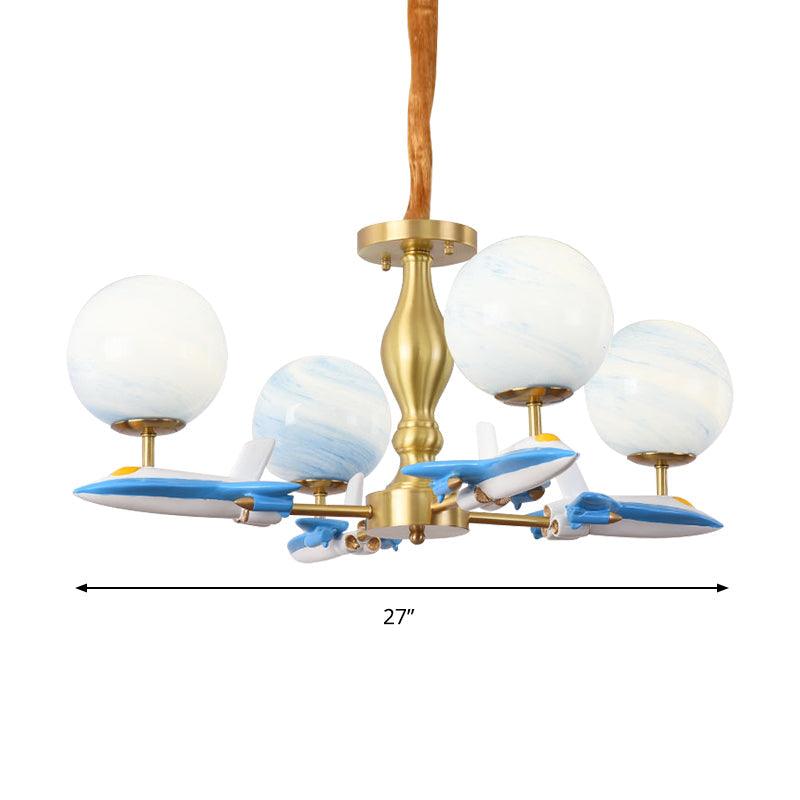 Airplane Kid Bedroom Hanging Lights Metal Cartoon Pendant - Rebooters