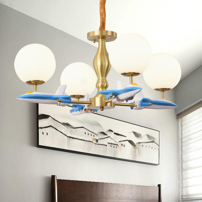 Airplane Kid Bedroom Hanging Lights Metal Cartoon Pendant - Rebooters