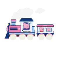 Cartoon Train Hanging Pendant Lights Metal Lamp in Blue - Rebooters