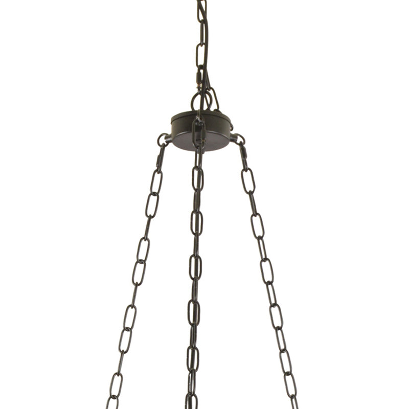 Beige 4 Heads Chandelier Lighting Farmhouse Pendant Fixture - Rebooters