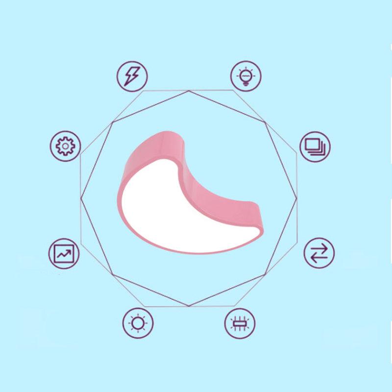 Acrylic Moon Chandelier Lamp Modernist LED Light Kindergarten - Rebooters