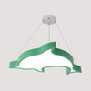 Dolphin Shaped Corridor Hanging Light Fixture Acrylic LED Cartoon Chandelier - Rebooters