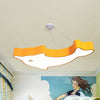 LED Bedroom Chandelier Minimalist Pendant Light Dolphin Shade - Rebooters