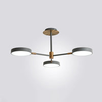 Acrylic Drum Pendant Chandelier Contemporary Suspension Lighting Fixture with Sputnik Design - Rebooters