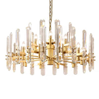 15 Lights Radial Hanging Pendant Chandelier for Dining Room - Rebooters