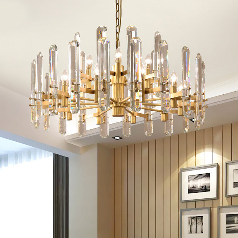 15 Lights Radial Hanging Pendant Chandelier for Dining Room - Rebooters