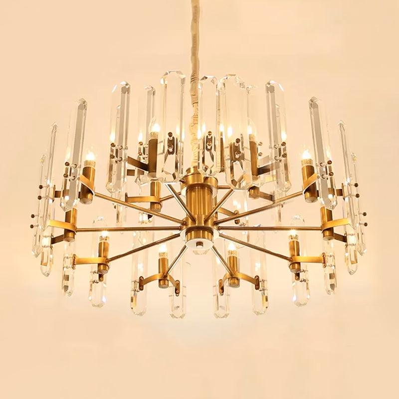 15 Lights Radial Hanging Pendant Chandelier for Dining Room - Rebooters