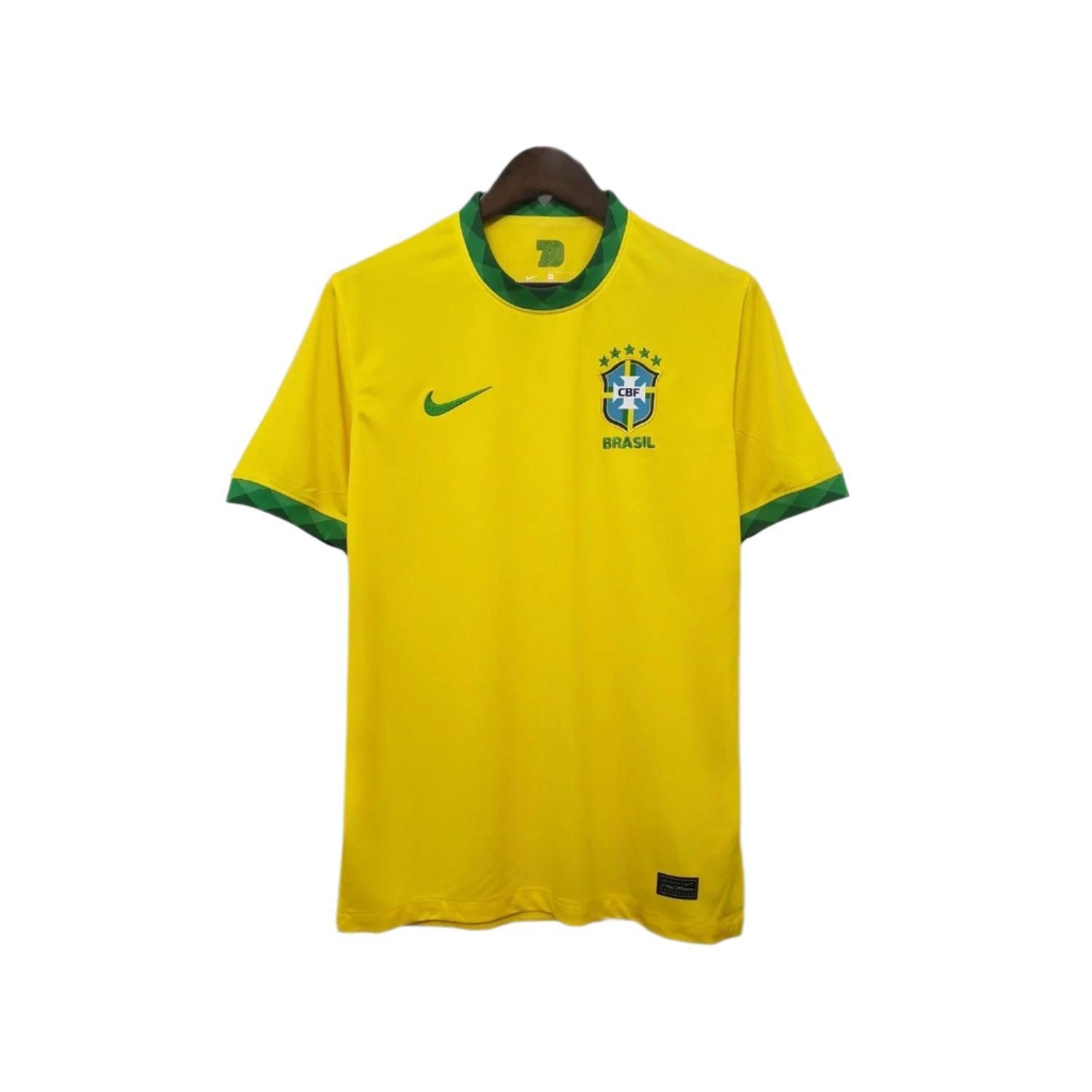 2020 Brazil Home Kit Premium Quality Customizable Jersey - Rebooters