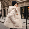 Oversized Quilted Hooded Winter Coat for Women | Rebooters