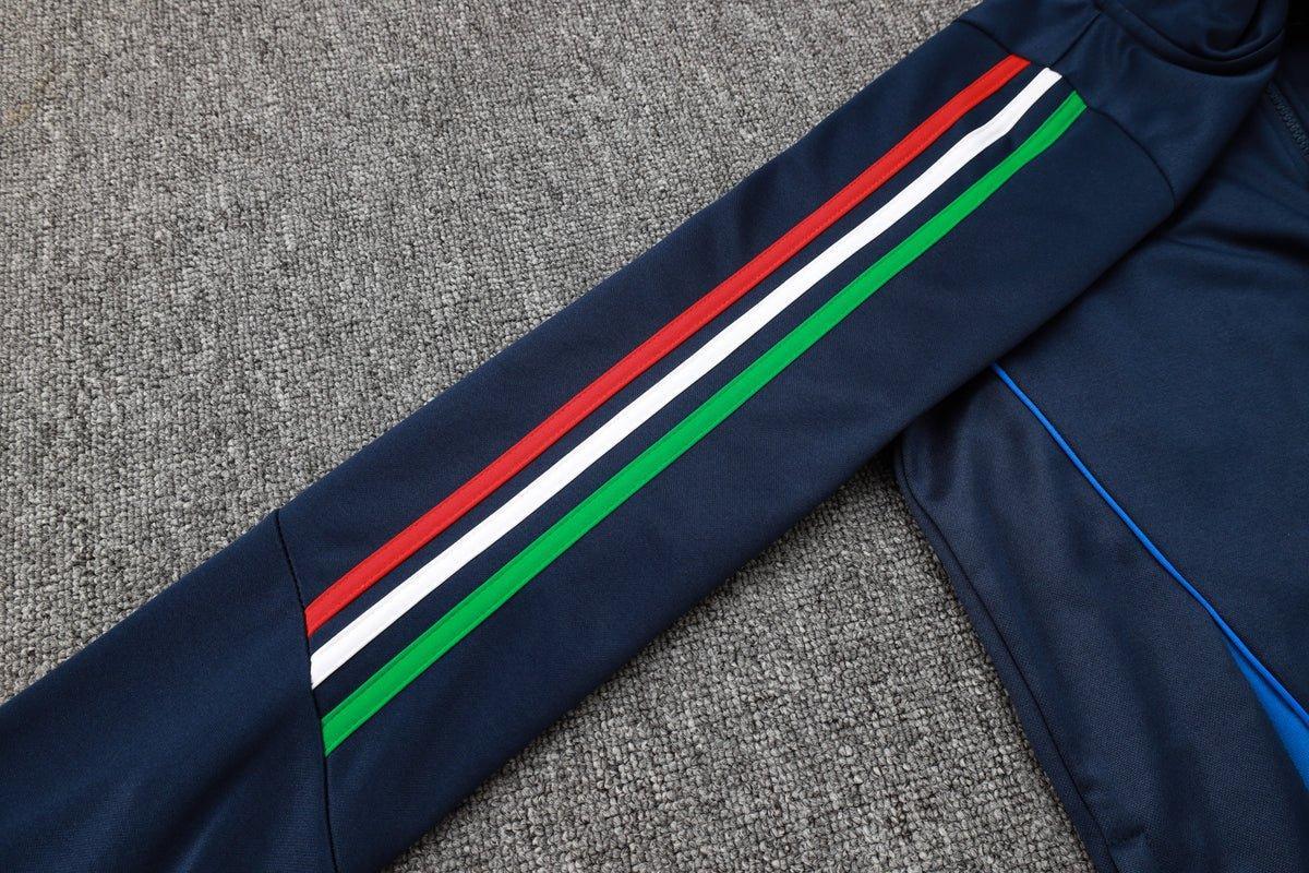 2024 Italy Dark Blue Premium Tracksuit for Men and Women - Rebooters