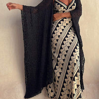 Millie Art-Inspired V-Neck Maxi Dress with Bold Statement Print - Rebooters -Women's Dresses