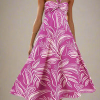 Sophia Elegant Dutch Neck Maxi Dress with Flowing Silhouette for Elegant Wear - Rebooters -Women's Dresses