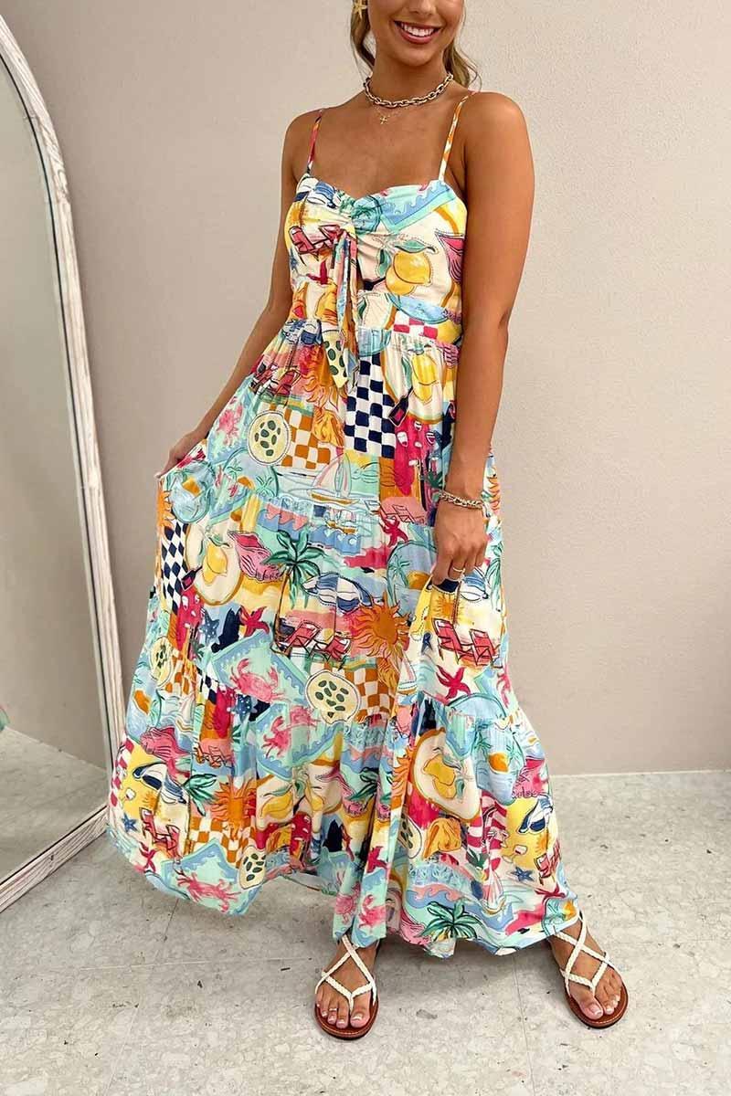 Isabella Elegant Sleeveless Maxi Dress with Flowing Silhouette for Summer Rebooters Maxi Women's Dresses
