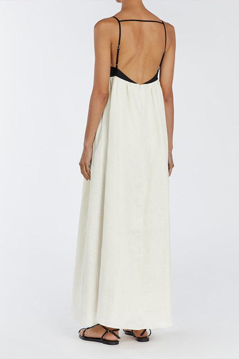 Lilah Lightweight Sleeveless Maxi Dress With High Bust Fit - Rebooters -Women's Dresses