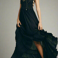 Emilia Sleeveless Maxi Dress with Flattering Ruched Detail Rebooters Maxi Women's Dresses