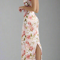 Arabella Floral Maxi Dress with Boned Bodice and Flowing Skirt Rebooters Maxi Women's Dresses