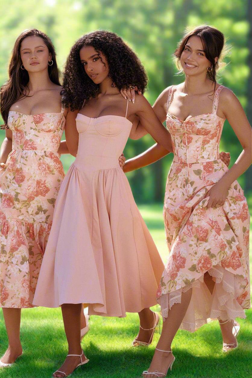 Maisie Sleeveless Maxi Dress with Floral Print and Elegant Flow - Rebooters -Women's Dresses