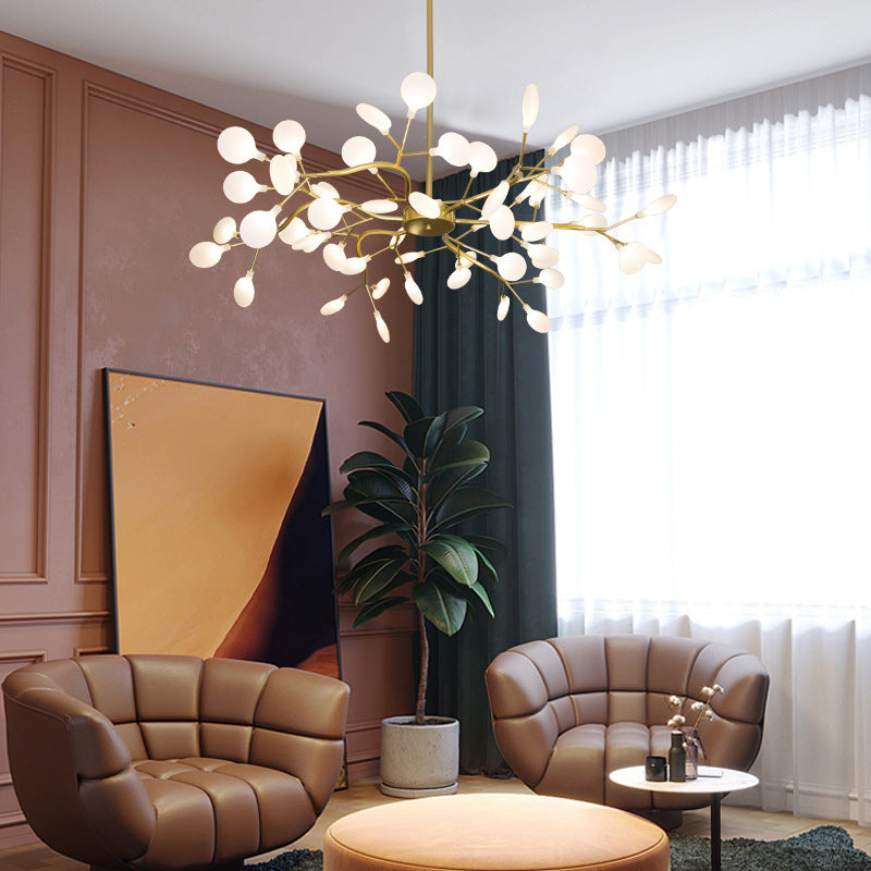 Modern Branch-Like Wireframe Chandelier LED Hanging Light - Rebooters