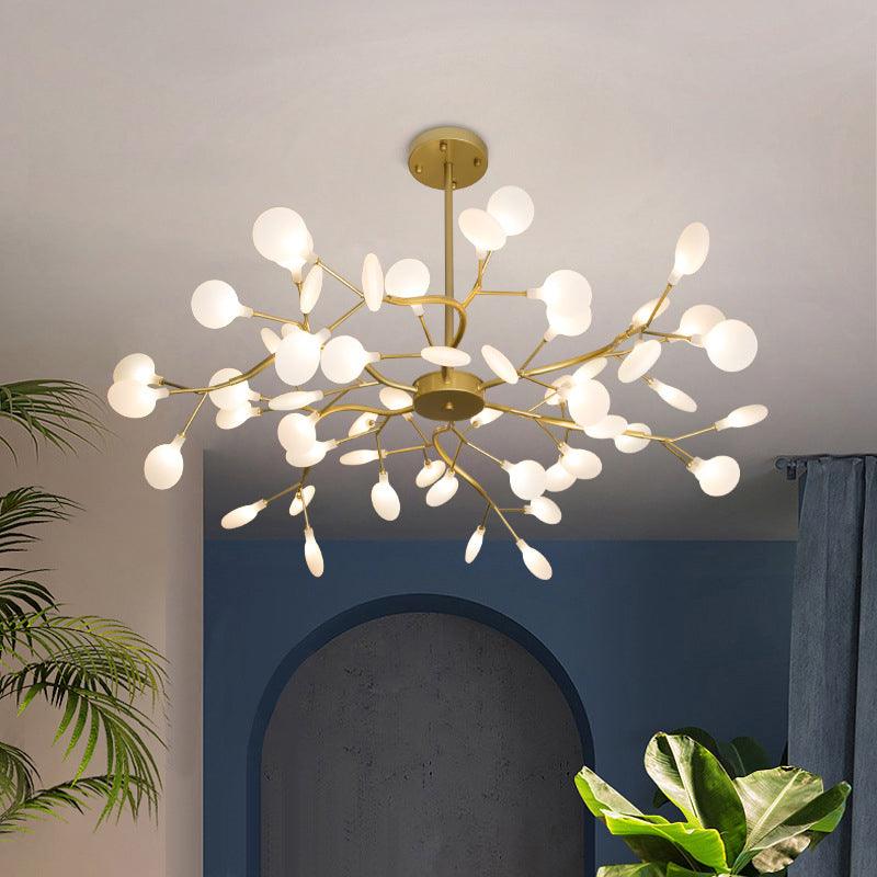 Modern Branch-Like Wireframe Chandelier LED Hanging Light - Rebooters