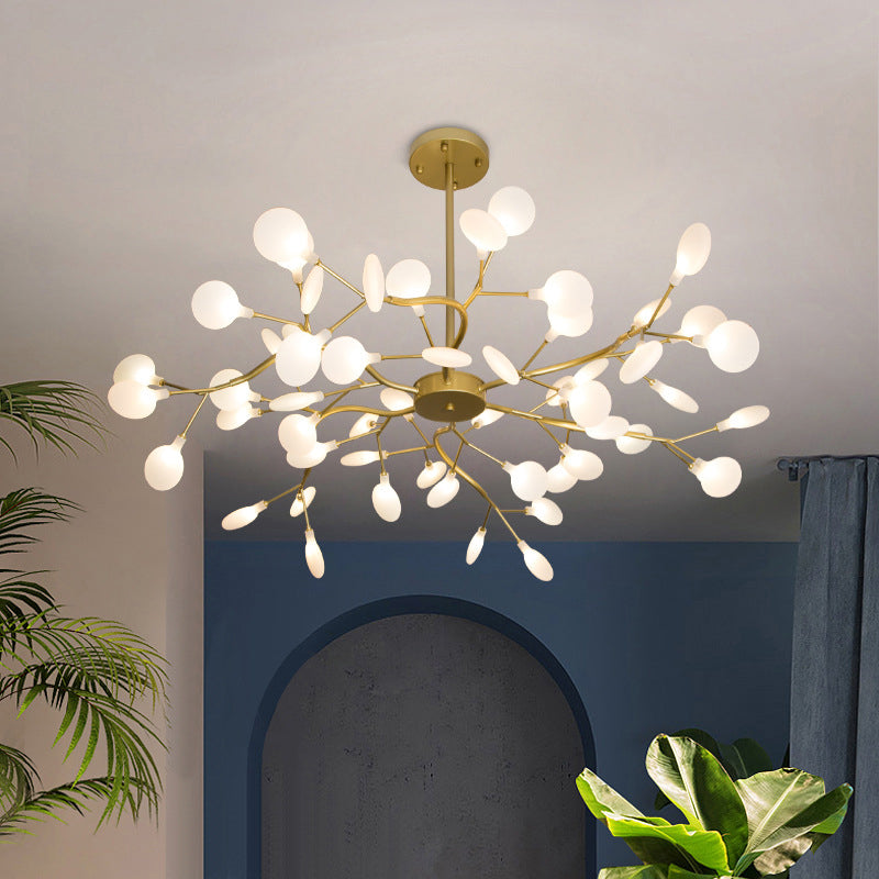 Modern Branch-Like Wireframe Chandelier LED Hanging Light - Rebooters