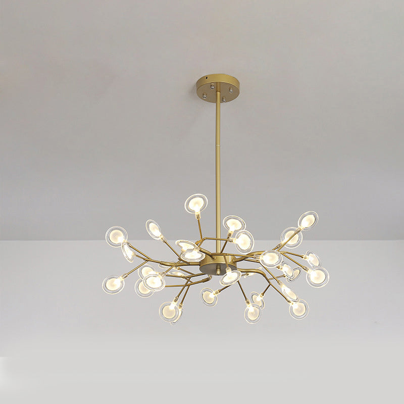 Modern Branch-Like Wireframe Chandelier LED Hanging Light - Rebooters
