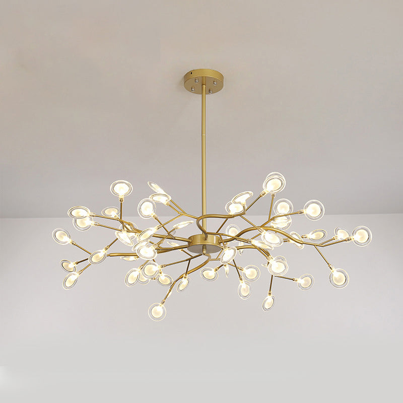 Modern Branch-Like Wireframe Chandelier LED Hanging Light - Rebooters