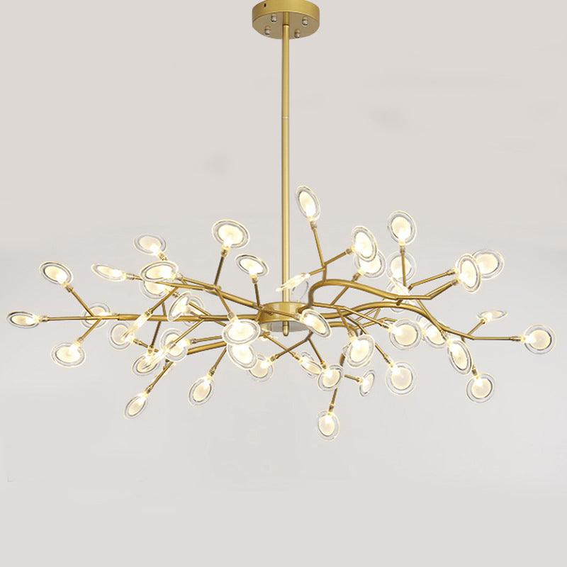 Acrylic Firefly LED Drop Pendant Chandelier for Living Room - Rebooters