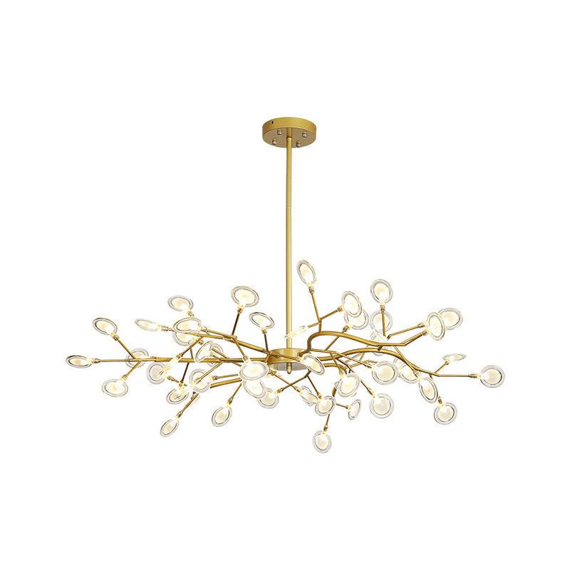 Acrylic Firefly LED Drop Pendant Chandelier for Living Room - Rebooters