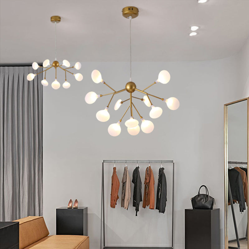 Firefly Chandelier Light Fixture Minimalist LED Acrylic Lighting - Rebooters