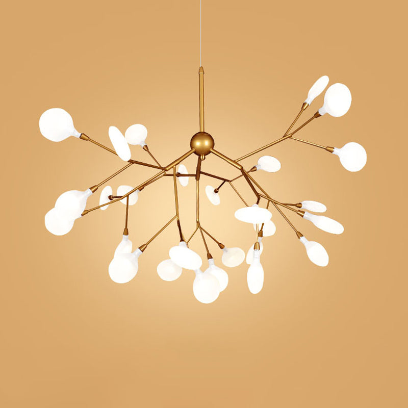 Firefly Chandelier Light Fixture Minimalist LED Acrylic Lighting - Rebooters