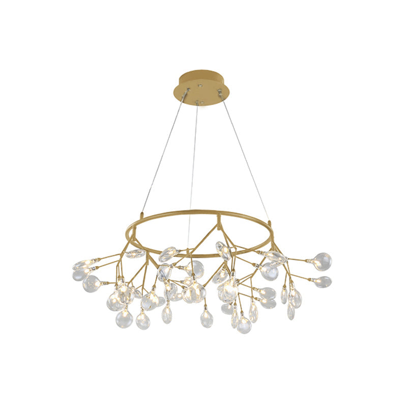 Twig Living Room Pendant Lamp Metallic LED Chandelier Fixture - Rebooters