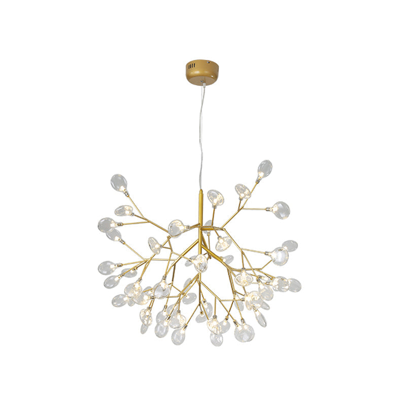 Twig Living Room Pendant Lamp Metallic LED Chandelier Fixture - Rebooters