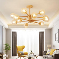 Beige 2-Tier Radial Light Fixture Nordic LED Chandelier - Rebooters