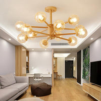 Beige 2-Tier Radial Light Fixture Nordic LED Chandelier - Rebooters