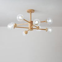 Beige 2-Tier Radial Light Fixture Nordic LED Chandelier - Rebooters