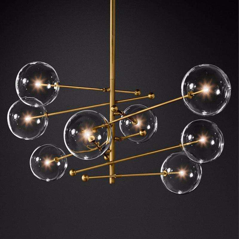 8 Lights Dining Room Chandelier Lamp Simplicity Pendant Lamp - Rebooters