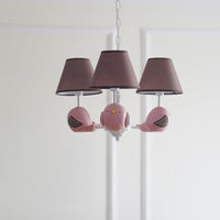 Animal Fat Bird Chandelier Resin Macaron Pendant Light - Rebooters