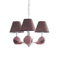 Animal Fat Bird Chandelier Resin Macaron Pendant Light - Rebooters