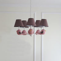 Animal Fat Bird Chandelier Resin Macaron Pendant Light - Rebooters