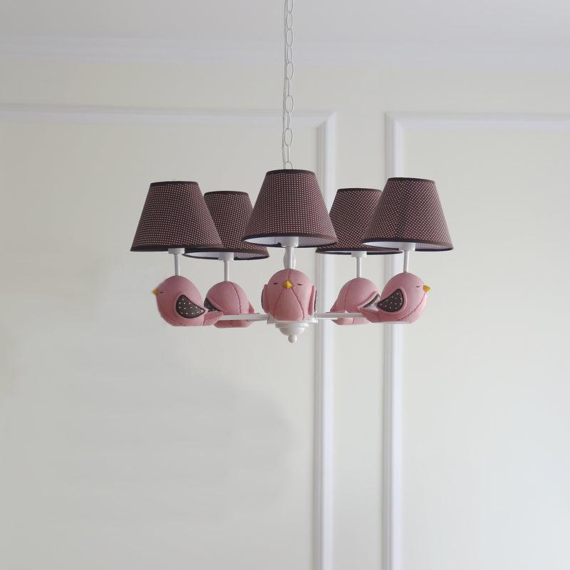 Animal Fat Bird Chandelier Resin Macaron Pendant Light - Rebooters