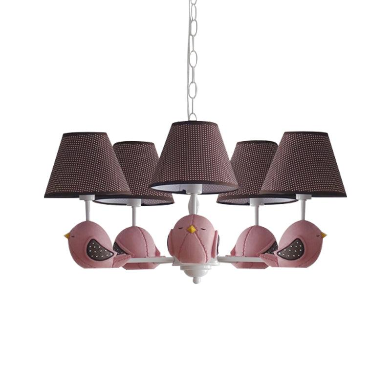 Animal Fat Bird Chandelier Resin Macaron Pendant Light - Rebooters